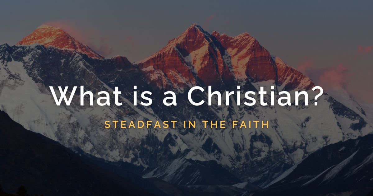 What is a Christian?